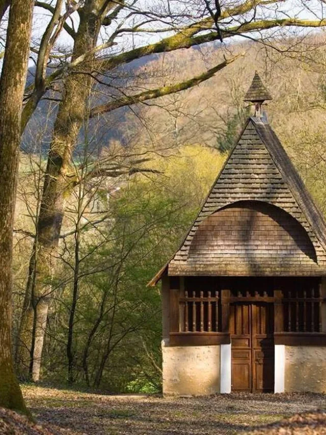 DESCRIPTION : *** Local Caption *** Three events in Perche sarthois The little chapel of Saint-Anne in the forest of Vibraye. TITLE: Vos plus belles photos LEGEND: La chapelle Saint-Anne in Vibraye. Archives Le Maine Libre *** Local Caption *** Three events in Perche sarthois The little Sainte-Anne chapel in Vibraye forest.