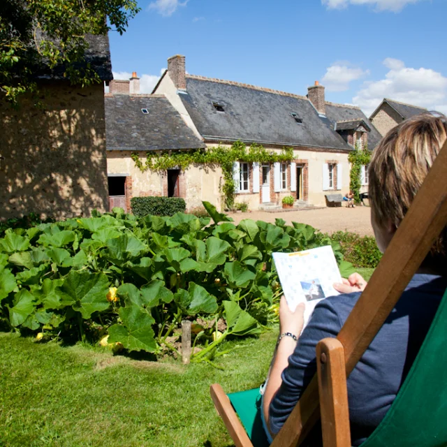 Bij de heer en mevrouw Daguenet - Gîte de la Lande in Berfay