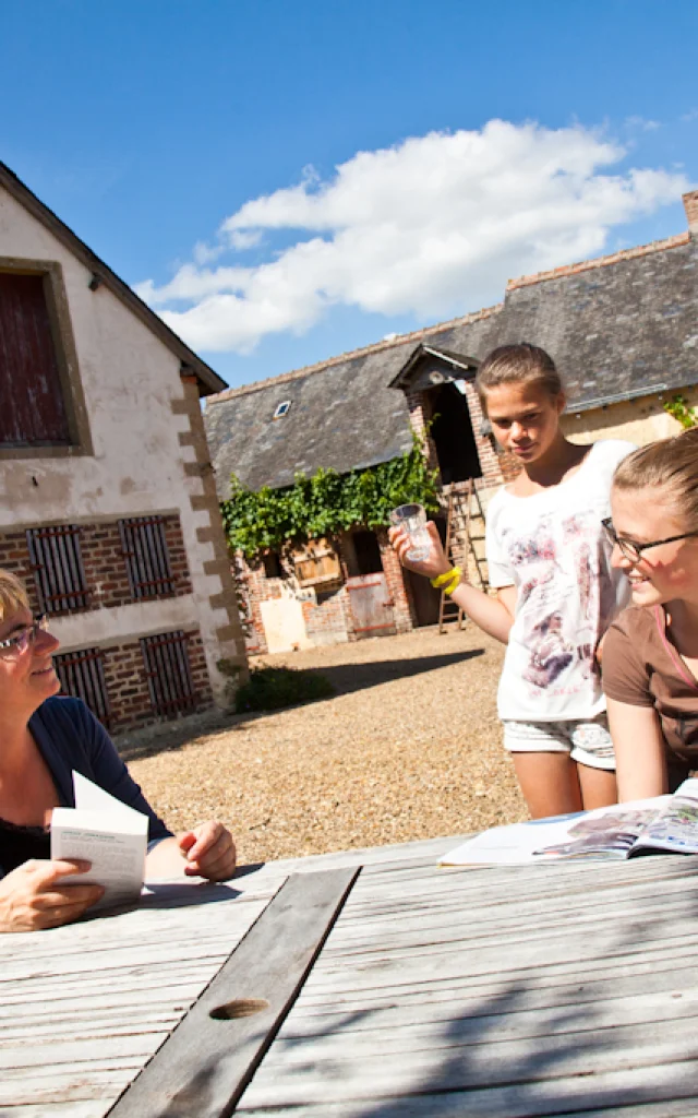 Bij de heer en mevrouw Daguenet - Gîte de la Lande in Berfay