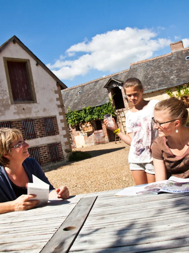 Bij de heer en mevrouw Daguenet - Gîte de la Lande in Berfay