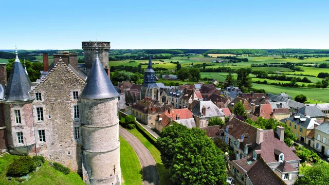 Montmirail - vue aérienne